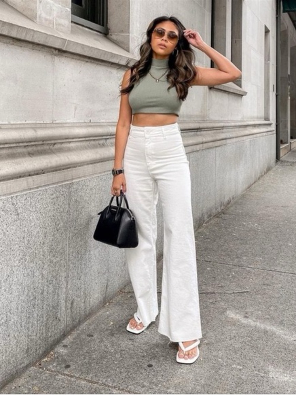 Zara White Marine Pants | Size 8